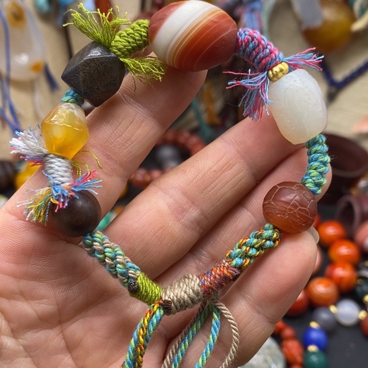 玛瑙/玉髓手链未镶嵌