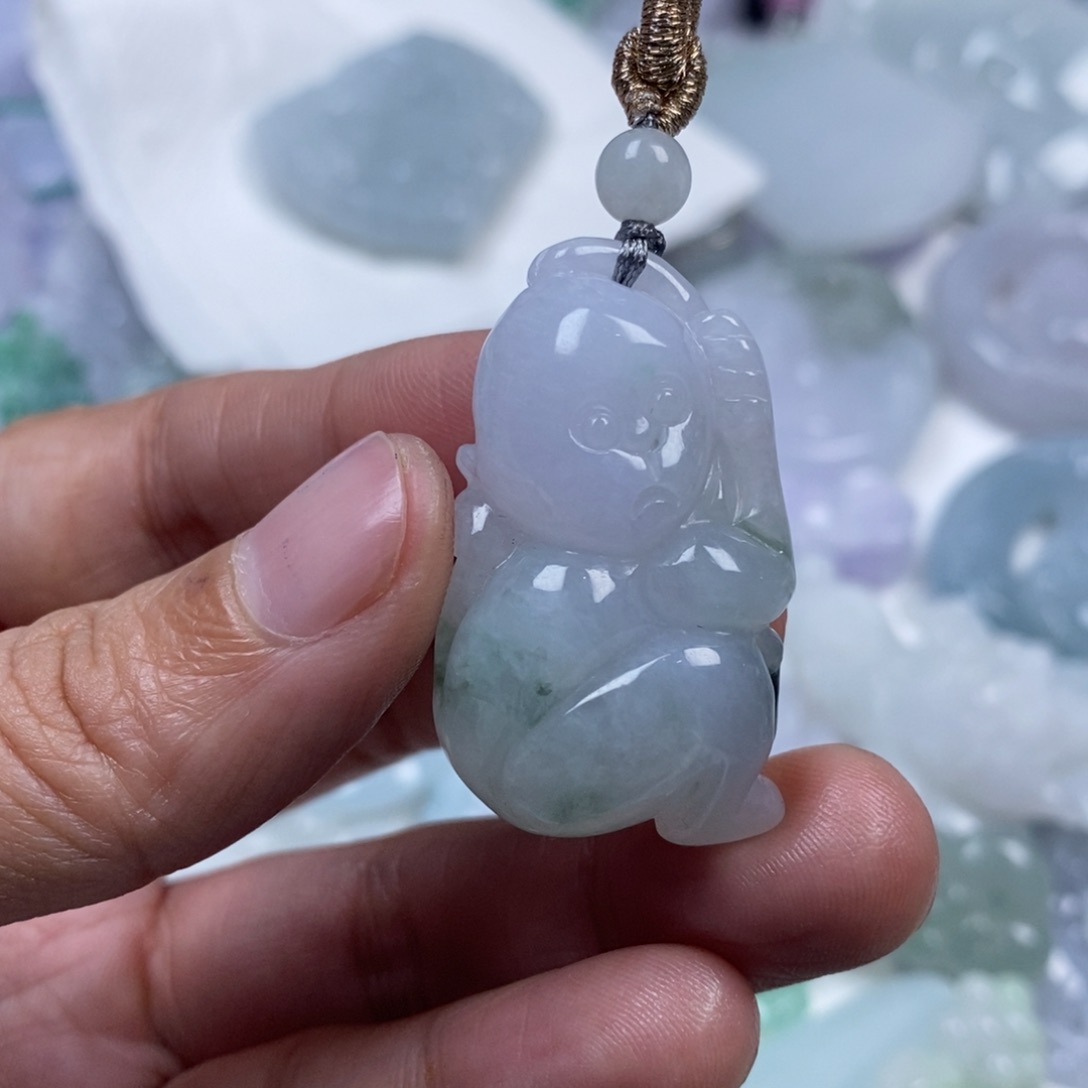 颈饰未镶嵌翡翠翡翠