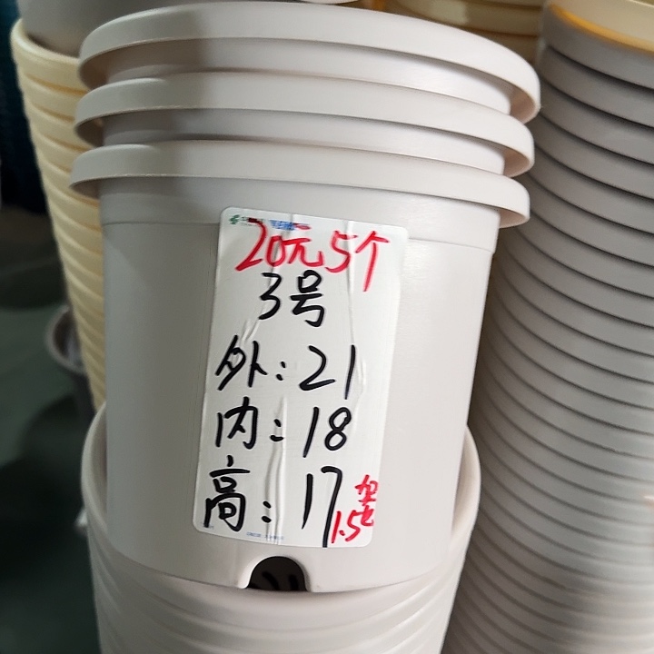 微瑕3#灰白10个无托