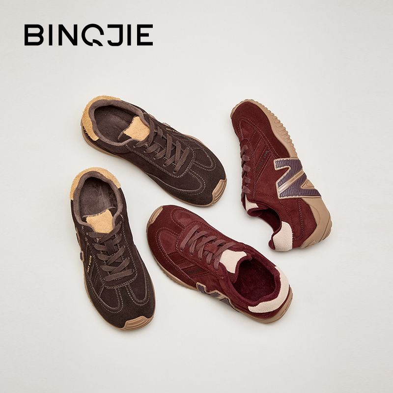 防滑橡胶女子系带335103德训鞋复古轻便秋冬舒适户外