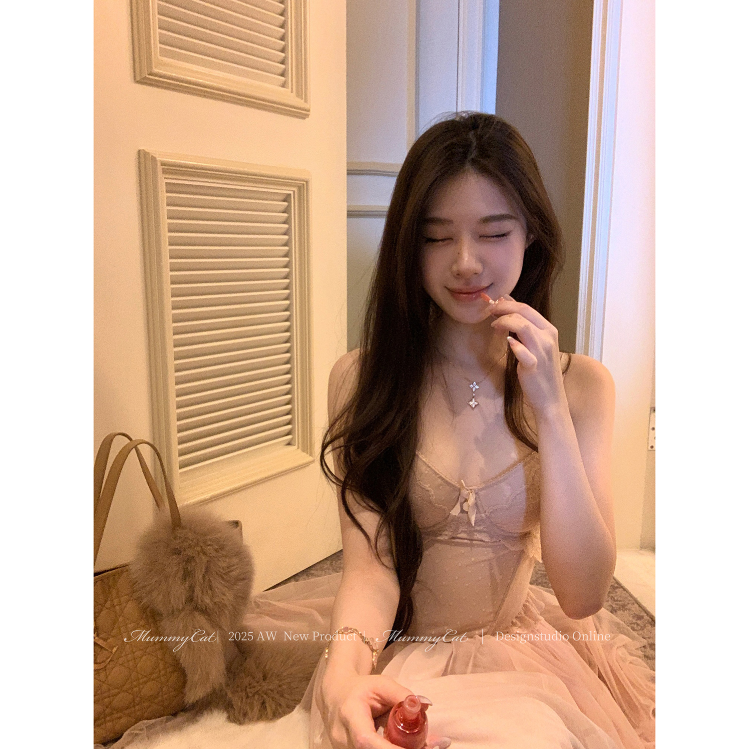MummyCat下蛋喵【甜梦交织】25新品法式纯欲蕾丝鱼骨抹胸吊带胸衣