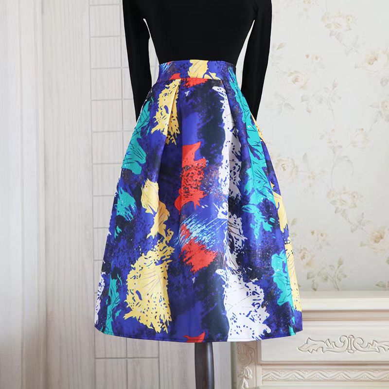 一夕一夏中古vintage复古半身裙裙子