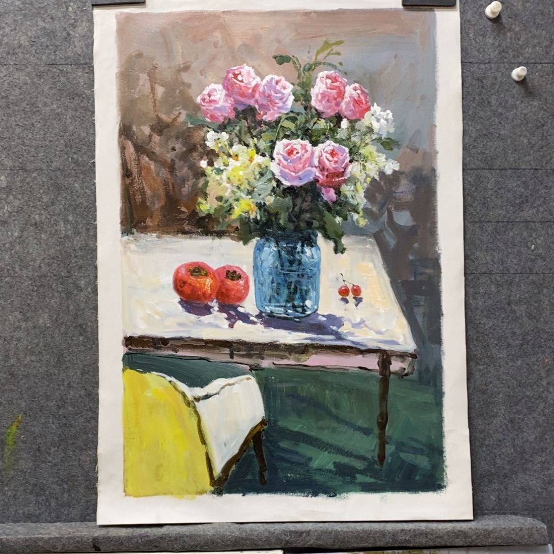 油画花卉油画尺寸60/90