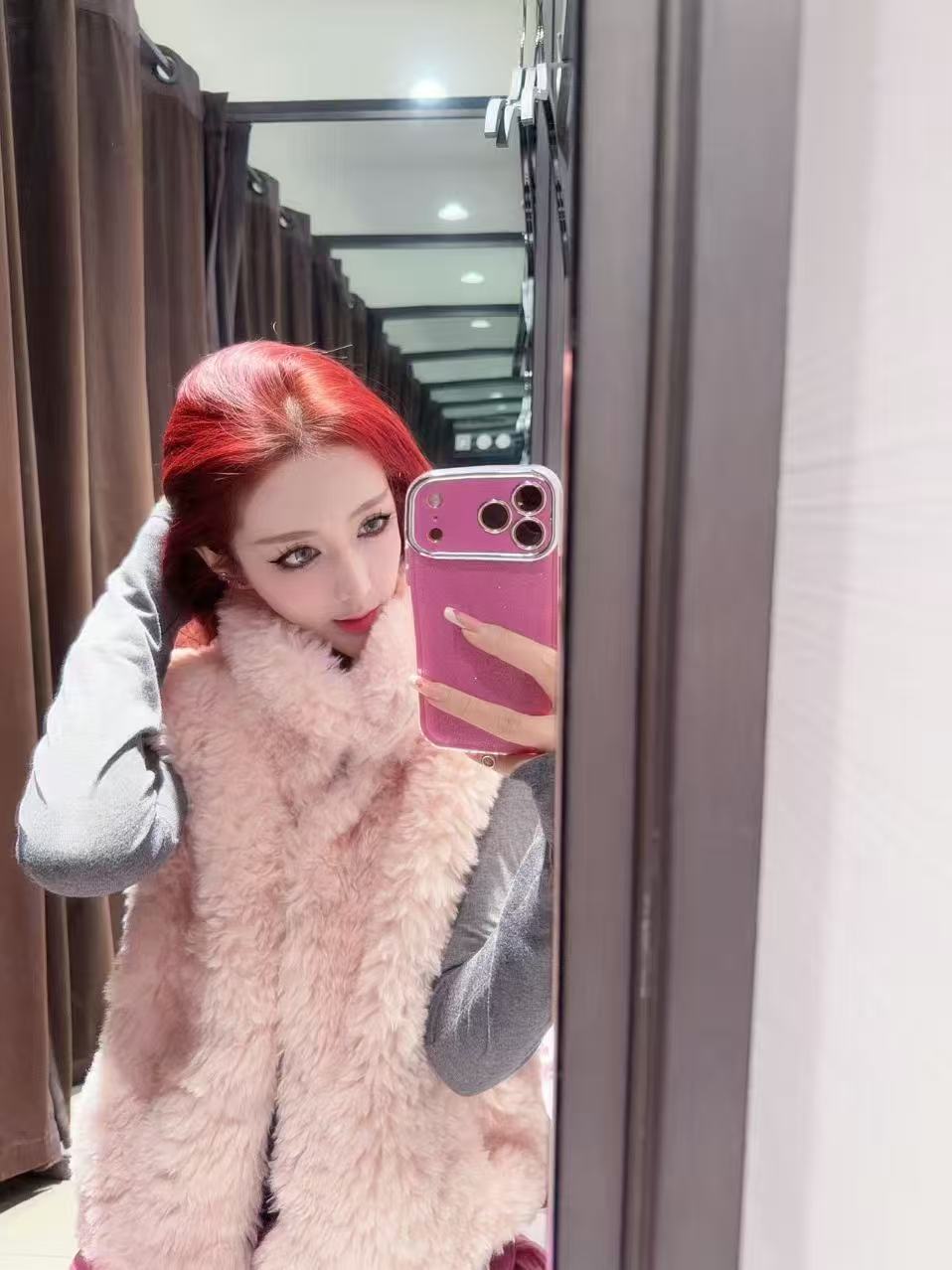 【轩铒毛毛马甲】轩铒洋气百搭休闲毛毛马甲