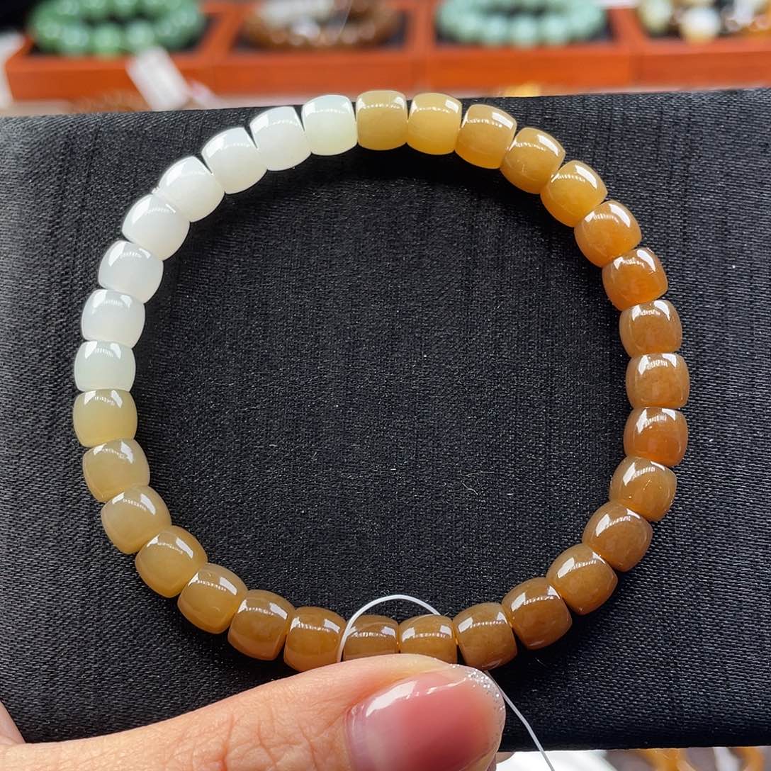 和田玉手串未镶嵌