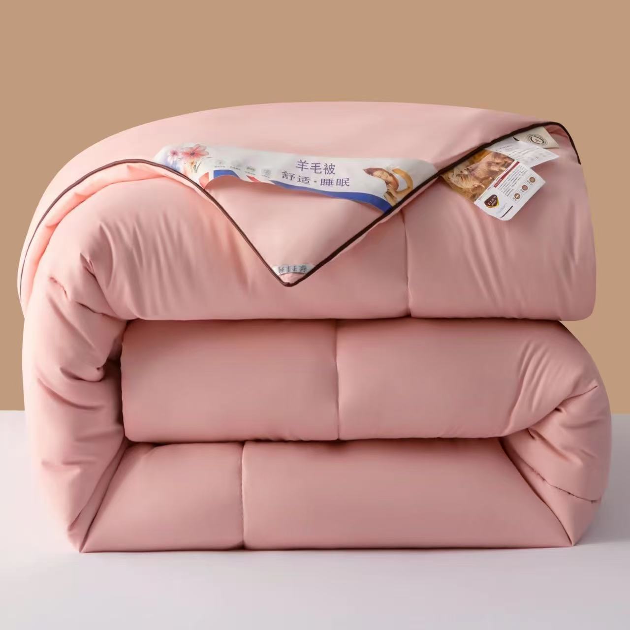 大豆纤维被单双人加厚冬被保暖被芯春秋被学生宿舍冬季防寒纤绒被