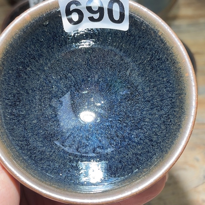 茶盏沐雨茶器柴烧主人杯