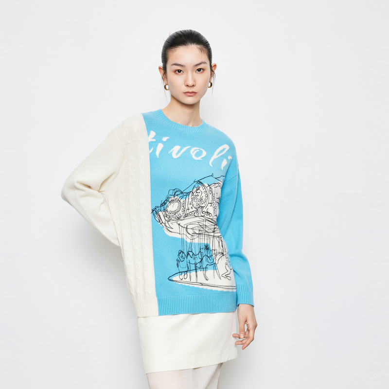 【商场同款】HPLY荷比俪24春新女软糯轻盈质地针织衫HYE11650201