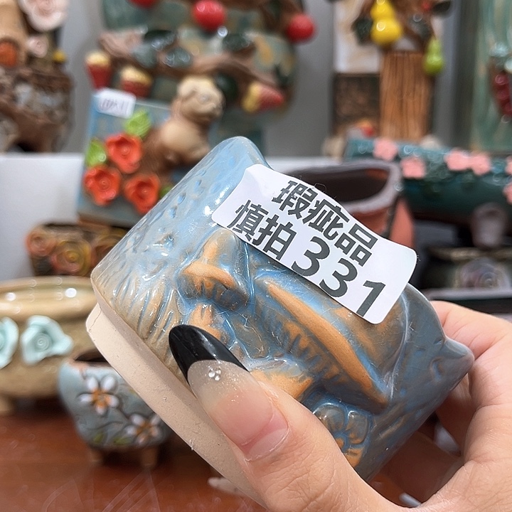 红陶粗陶花盆粗陶花盆瑕疵331