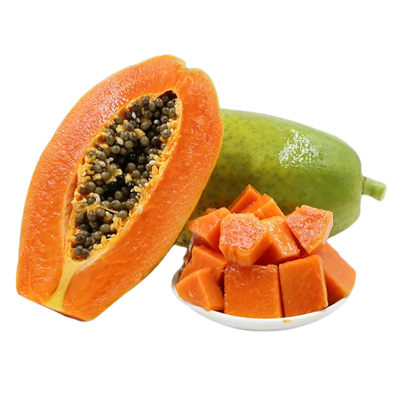 云南红心牛奶木瓜5斤新鲜水果整箱包邮当季青木瓜一件代发