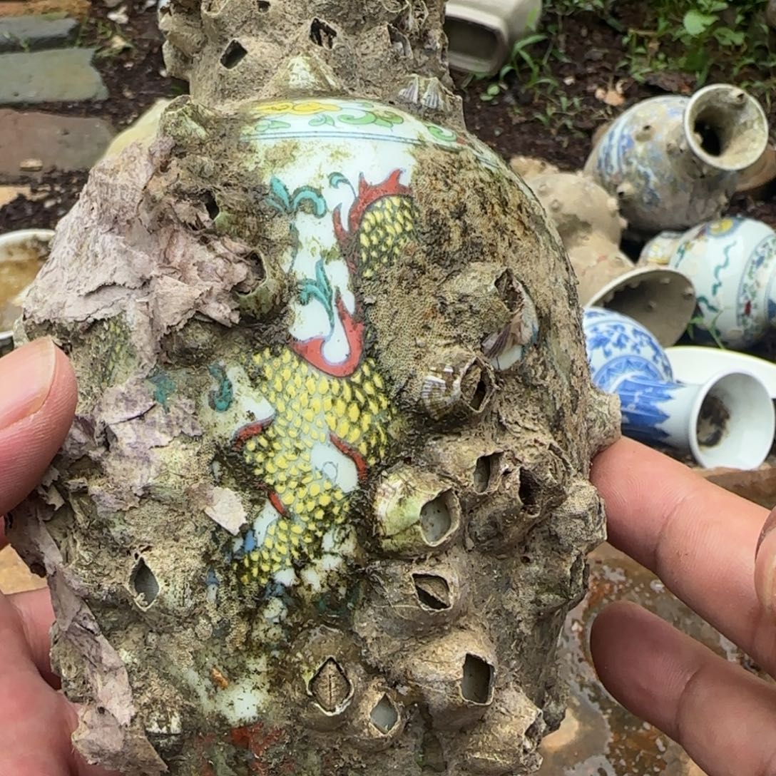 星***海摆件瓷器工艺美术作品