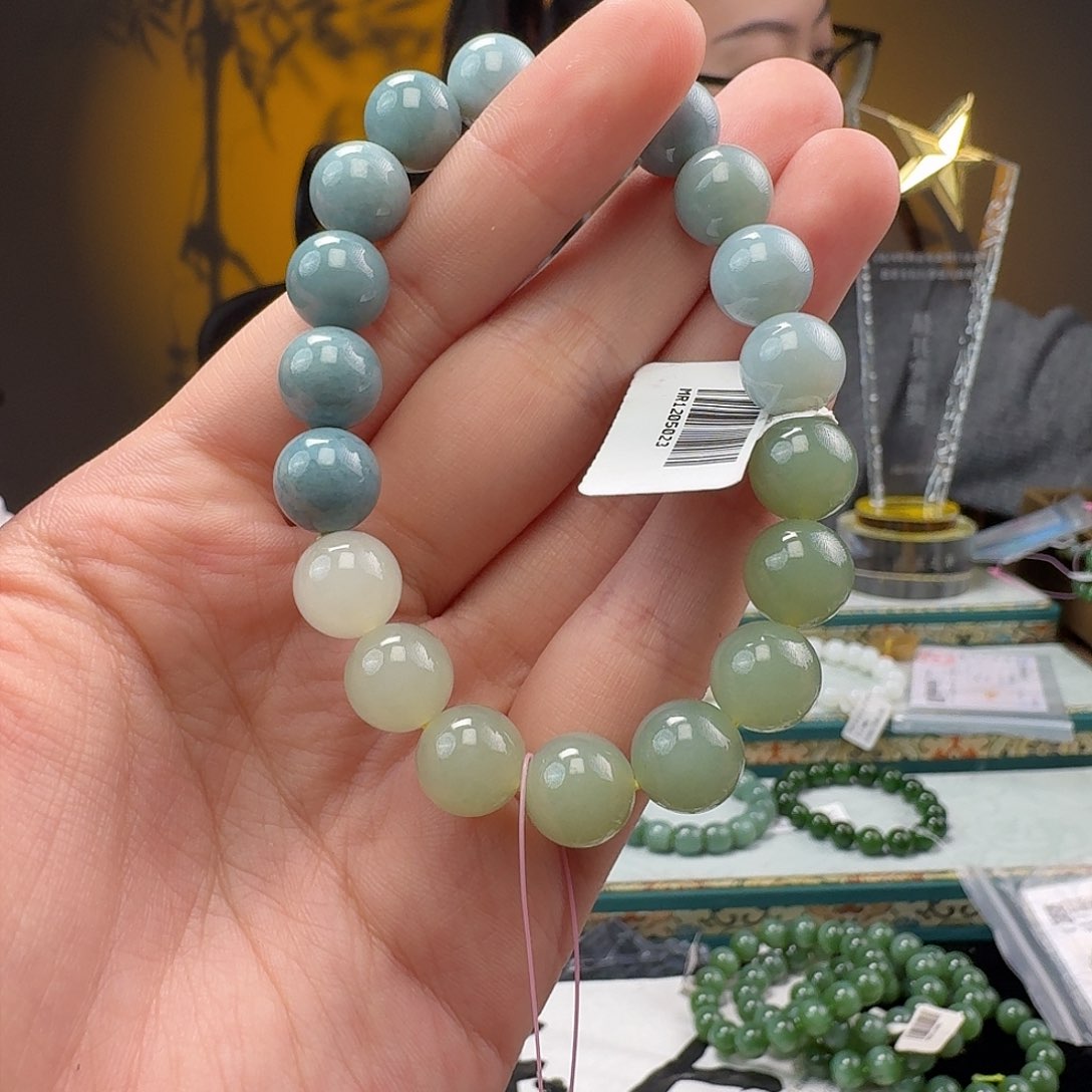 和田玉手串未镶嵌