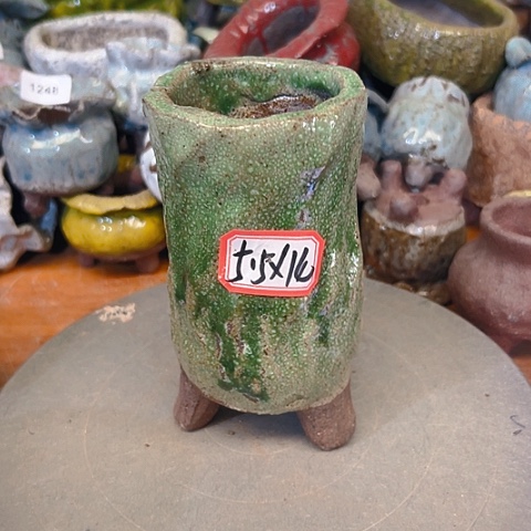 粗陶花盆手工花盆制作