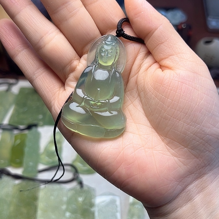 @***6岫玉合金颈饰吊坠