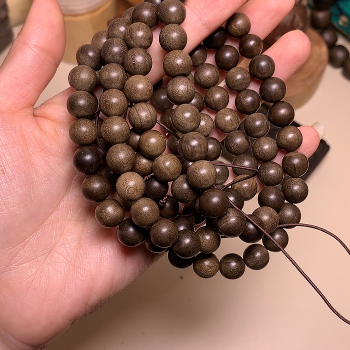 【闪购商品】檀香木手串/手链檀香阴沉0.8/108