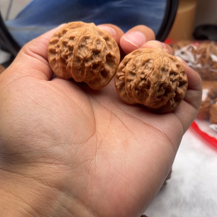 不***李吊坠文玩核桃图图