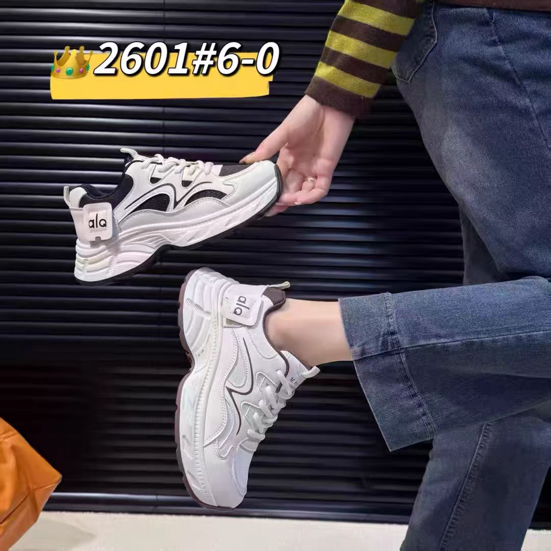 2601-6网红系带爆款女士老爹鞋四季网面厚底透气超轻百搭款