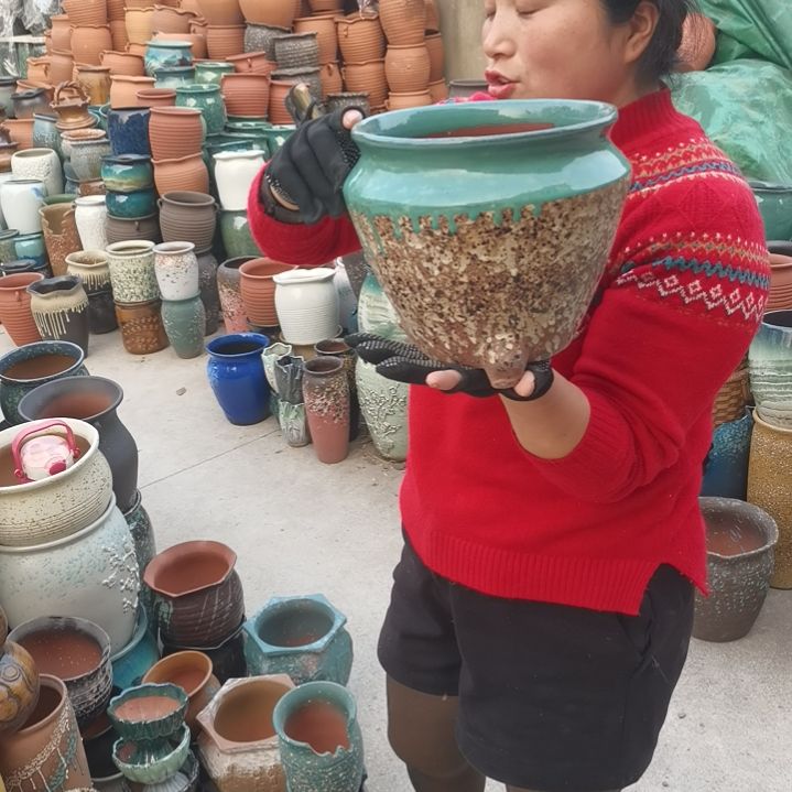 红陶口20高20瑕疵