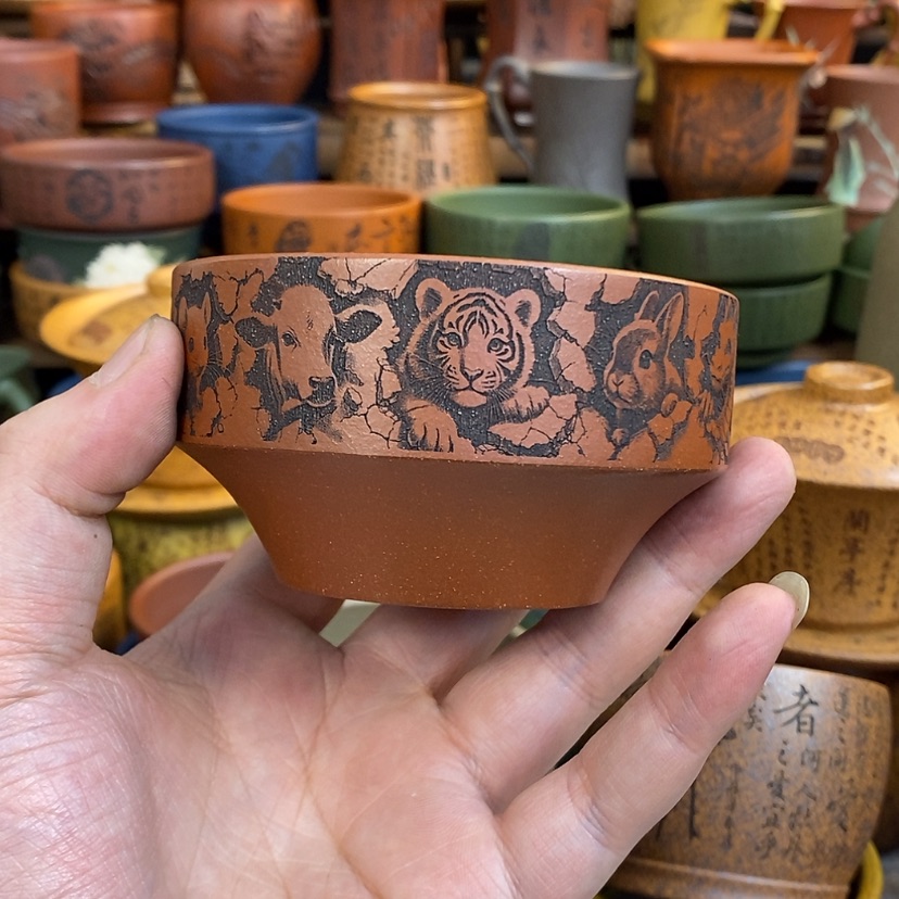 【闪购商品】紫砂杯子宜兴全手工紫砂杯