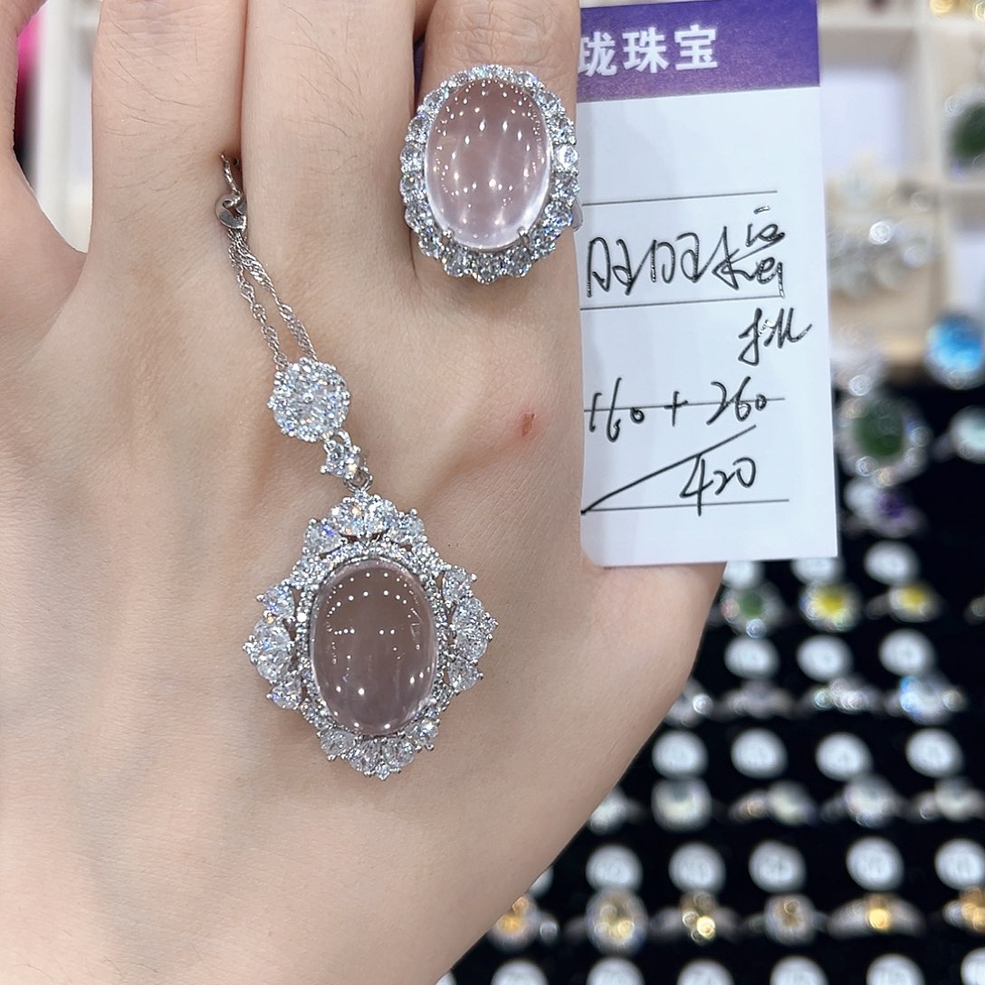 *****黄晶戒指银S925镶嵌