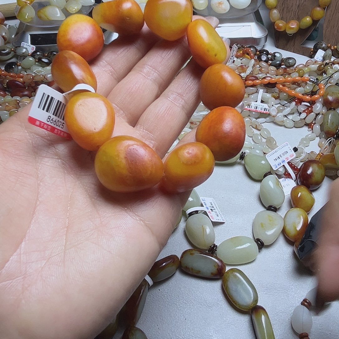 和田玉（糖玉）未镶嵌手链