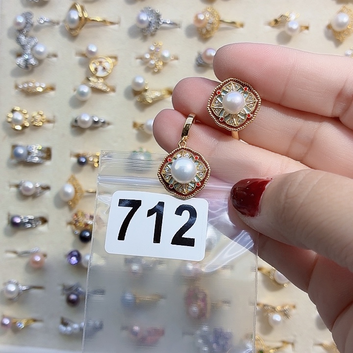 淡水珍珠耳饰合金