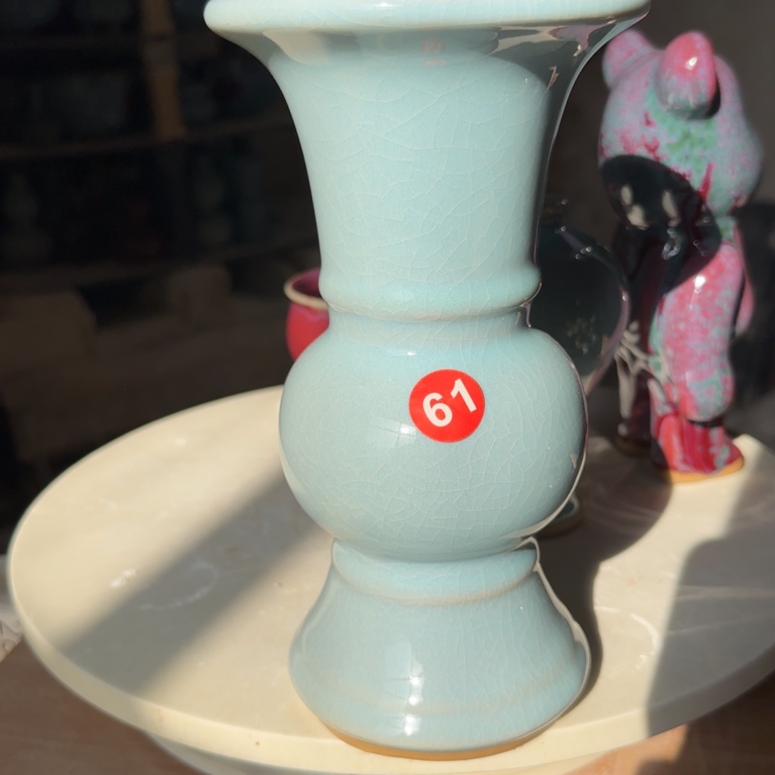 摆件瓷郑家钧窑摆件