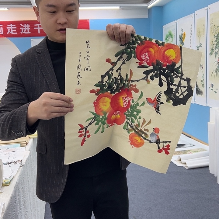 国画手绘国画作品