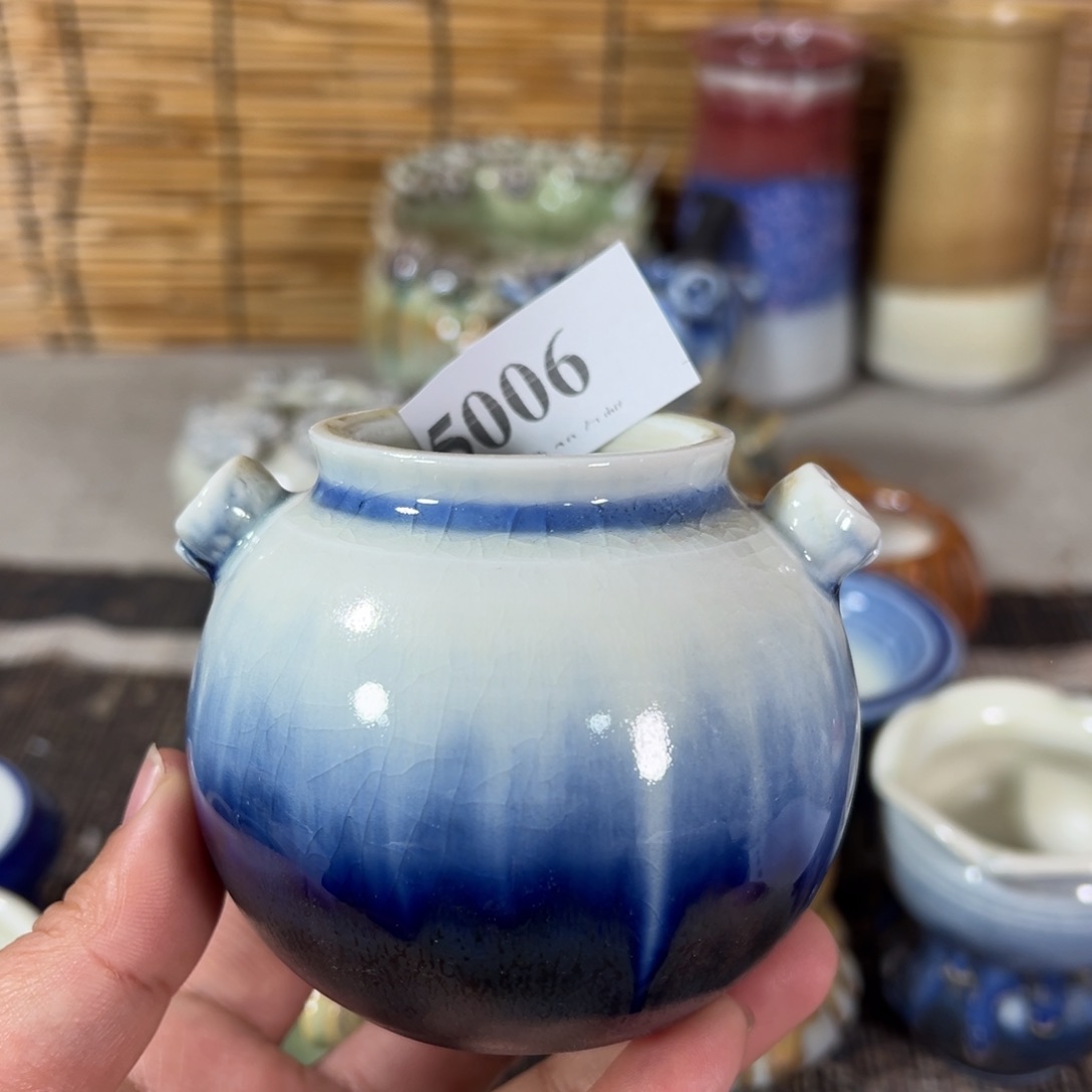 红陶景德镇手工花盆