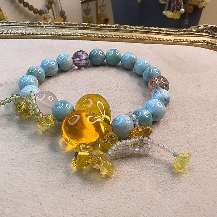 琥珀未镶嵌手链琥珀手串