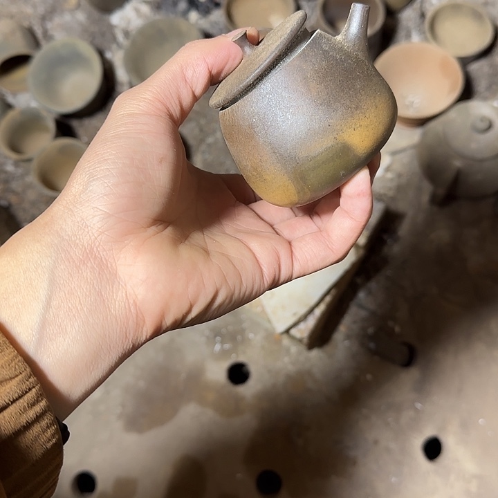 徐***齋紫砂茶壶坭兴陶柴烧