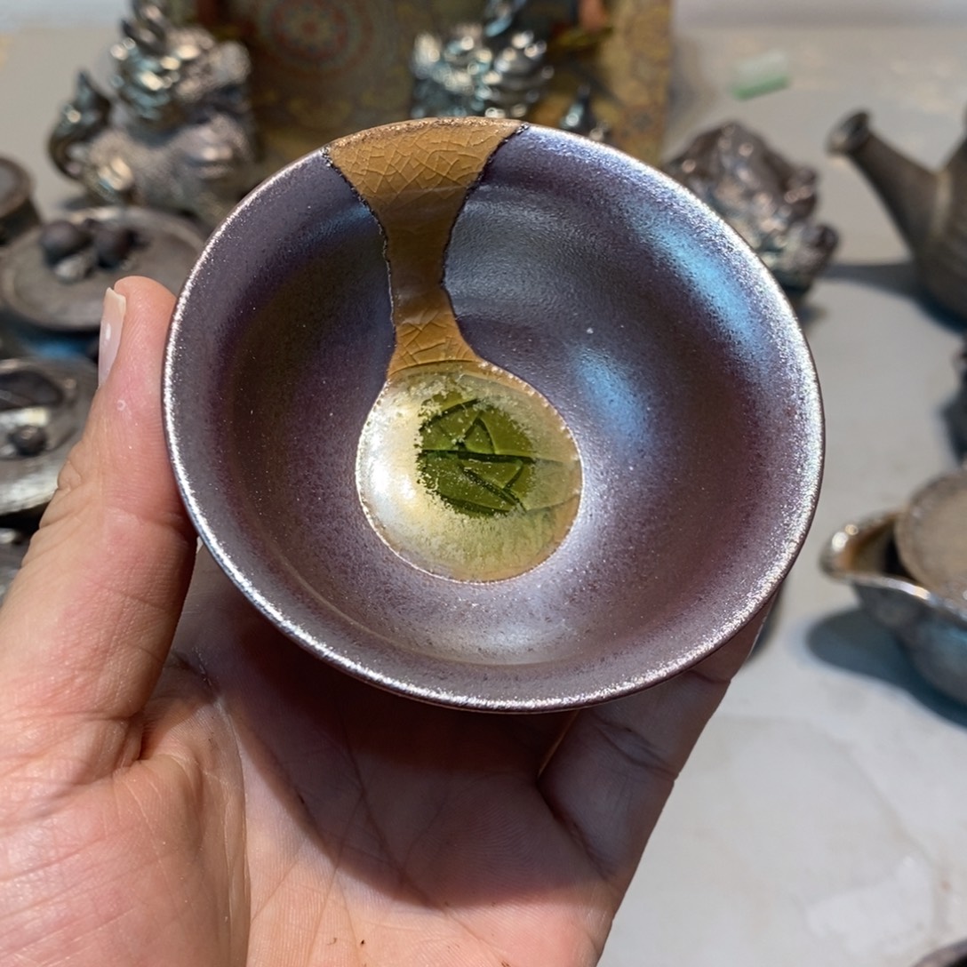 柴烧茶具陶瓷杯子