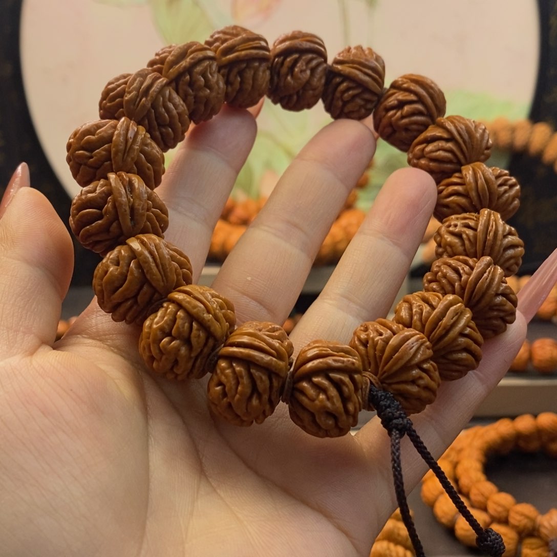 桃核手串龙纹桃核矮刺