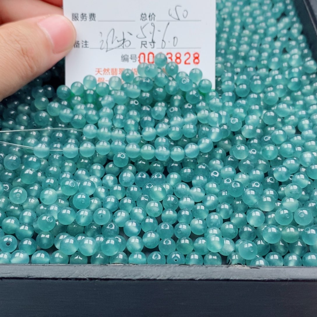 翡翠未镶嵌手链多样性发自选