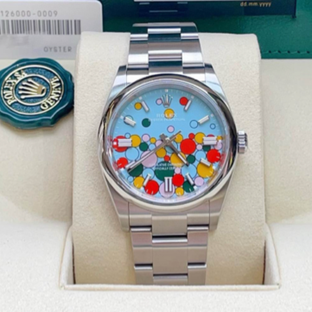 99新 Rolex/劳力士 126000庆典24年11月精钢蚝式恒动机械36mm