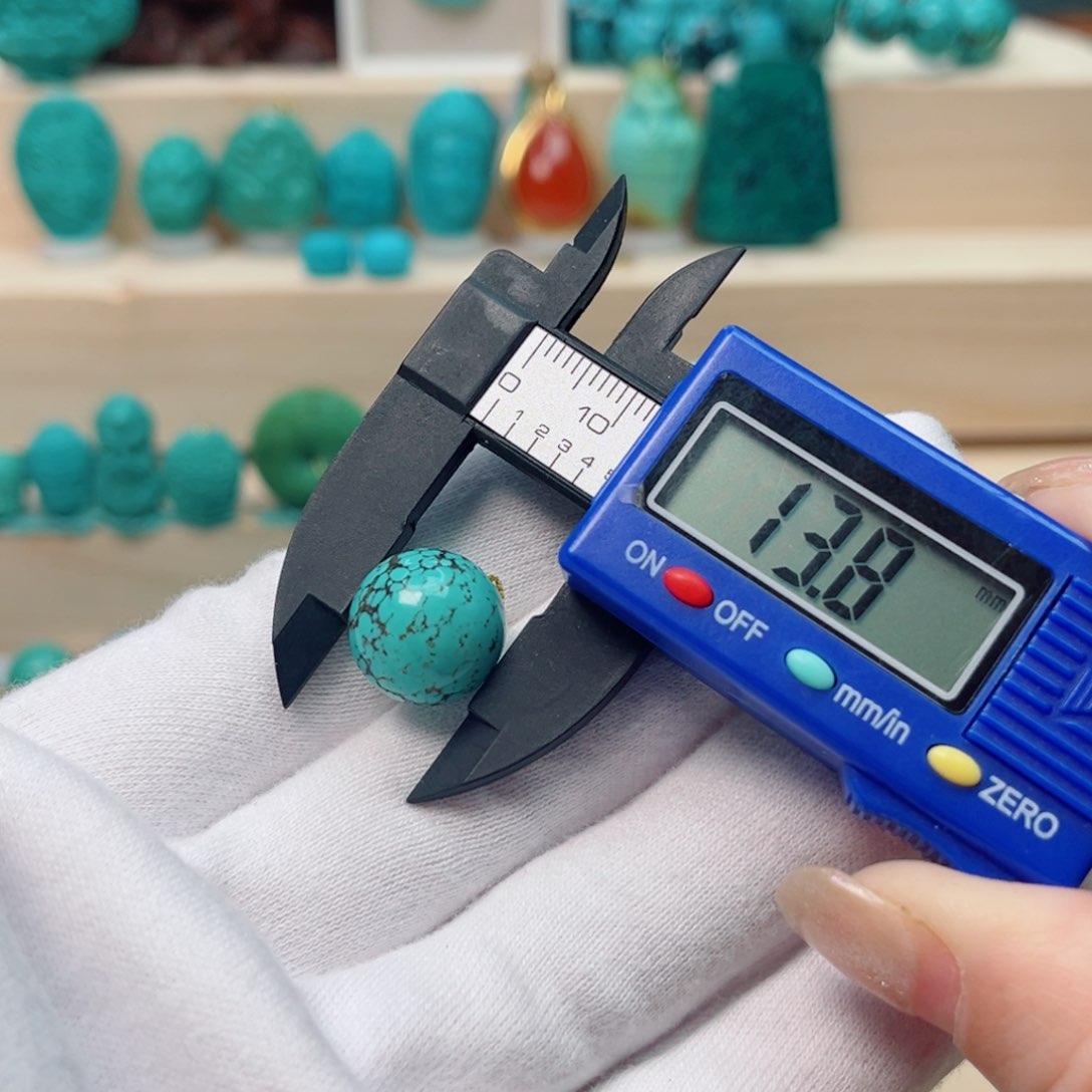 绿松石圆珠未镶嵌