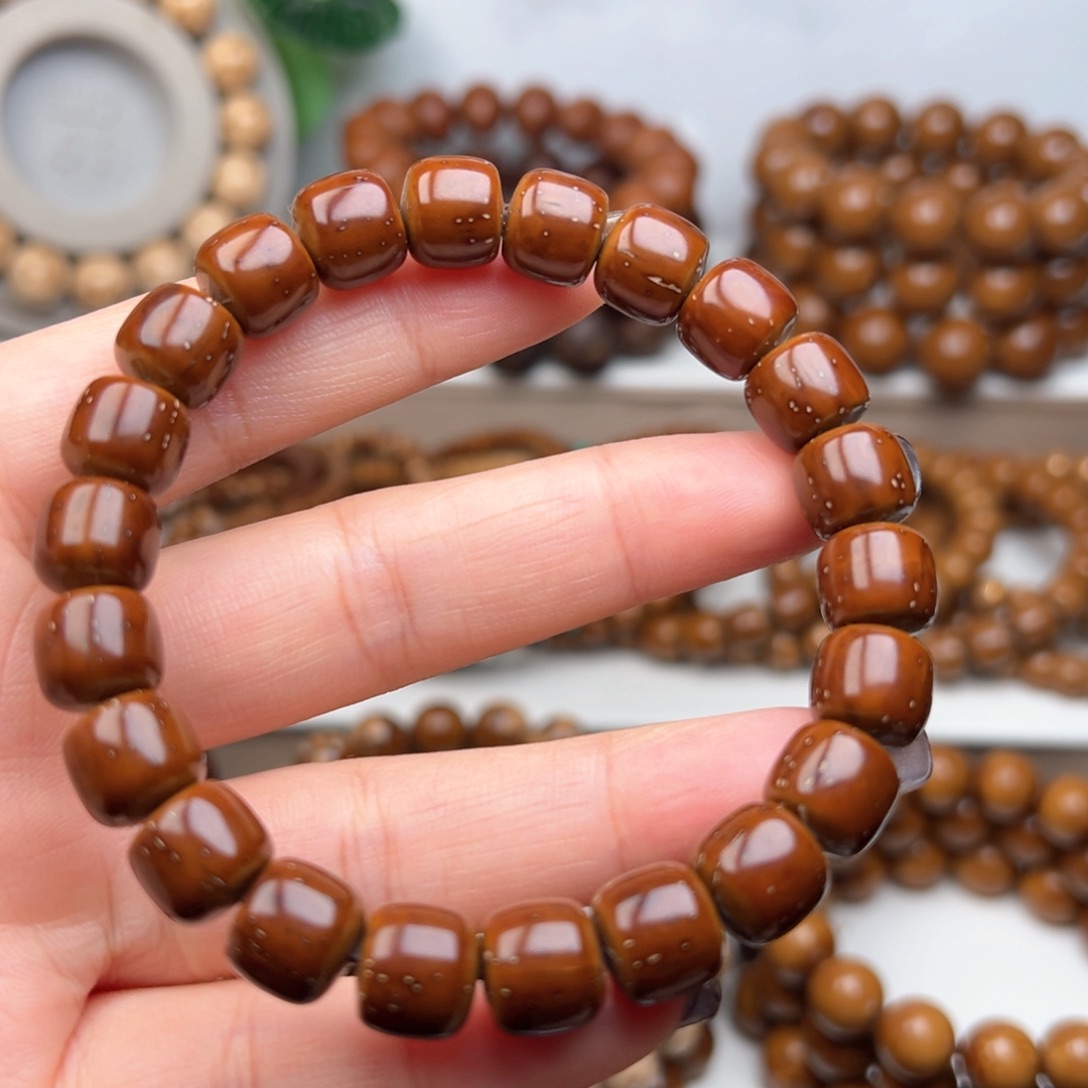 紫金鼠手串10实心老型