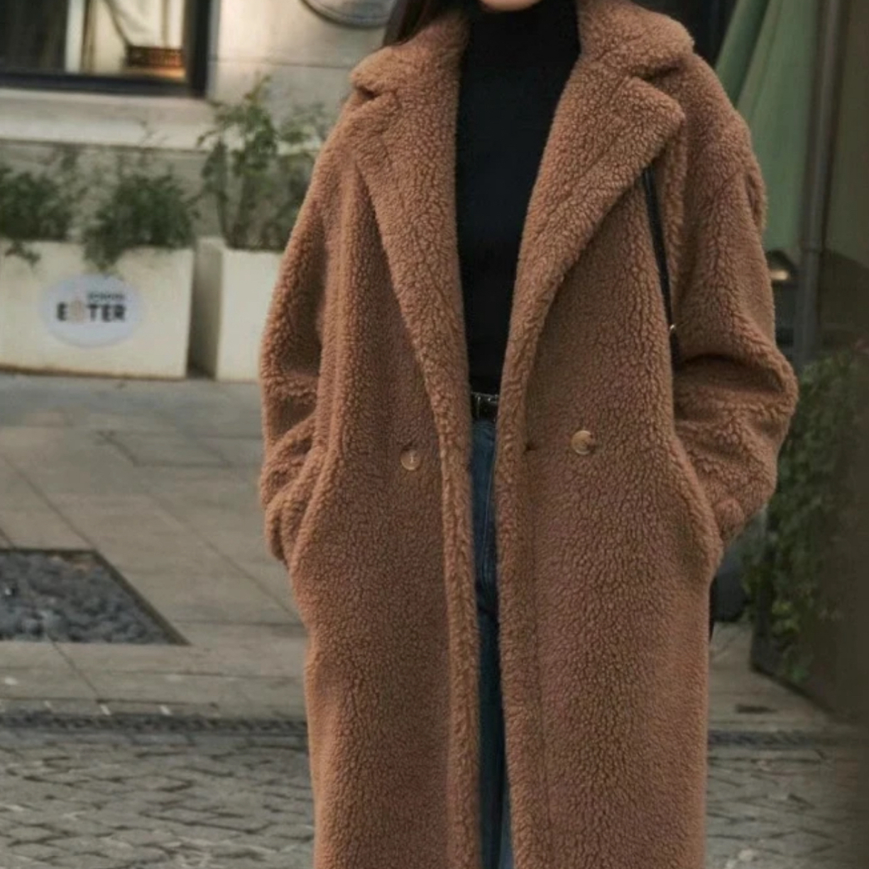 99新 MaxMara A1629/99新 MaxMara 泰迪大衣M码