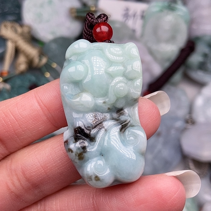 颈饰未镶嵌翡翠翡翠