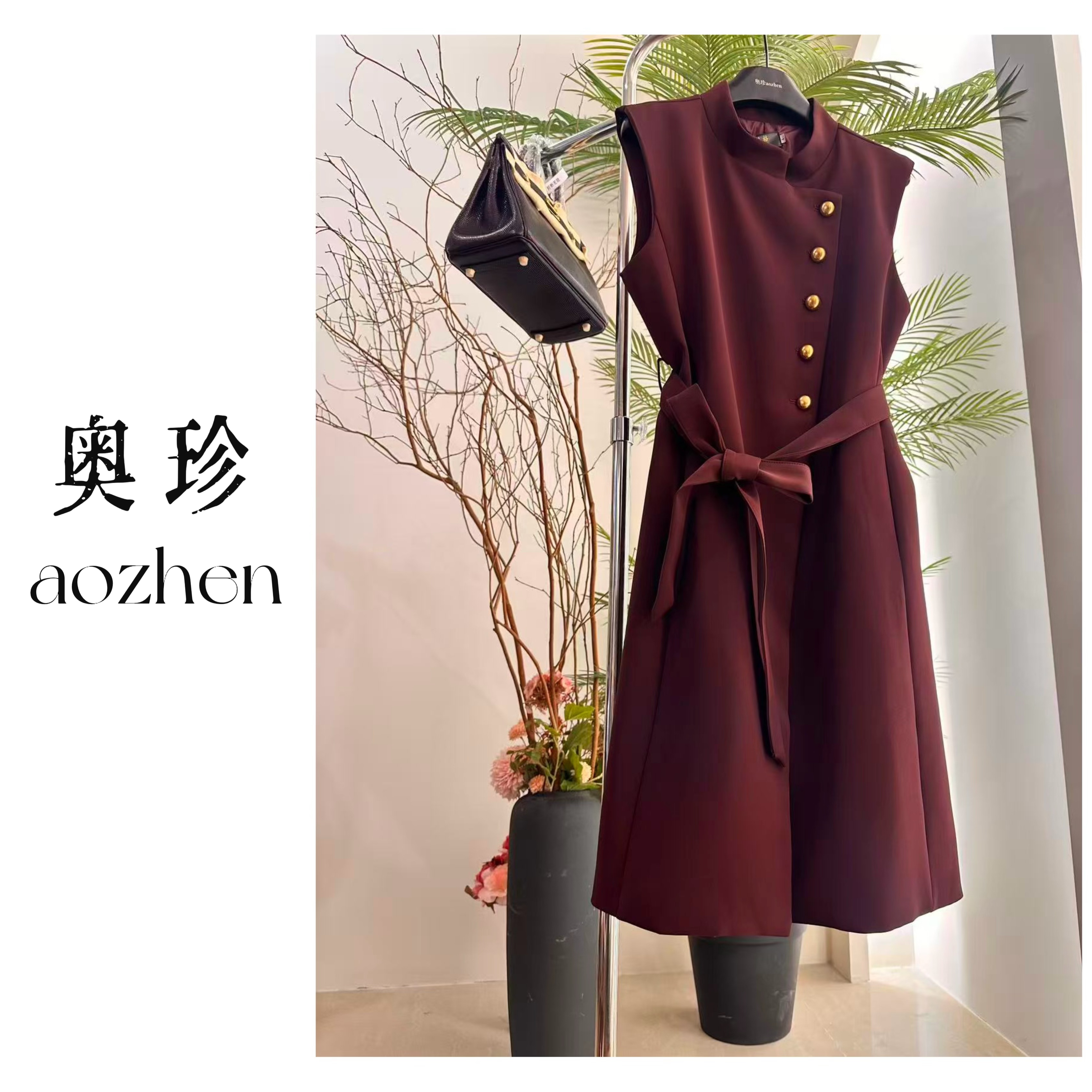 意大利G品设计感系列无袖休闲中长款小香风马甲外套系列