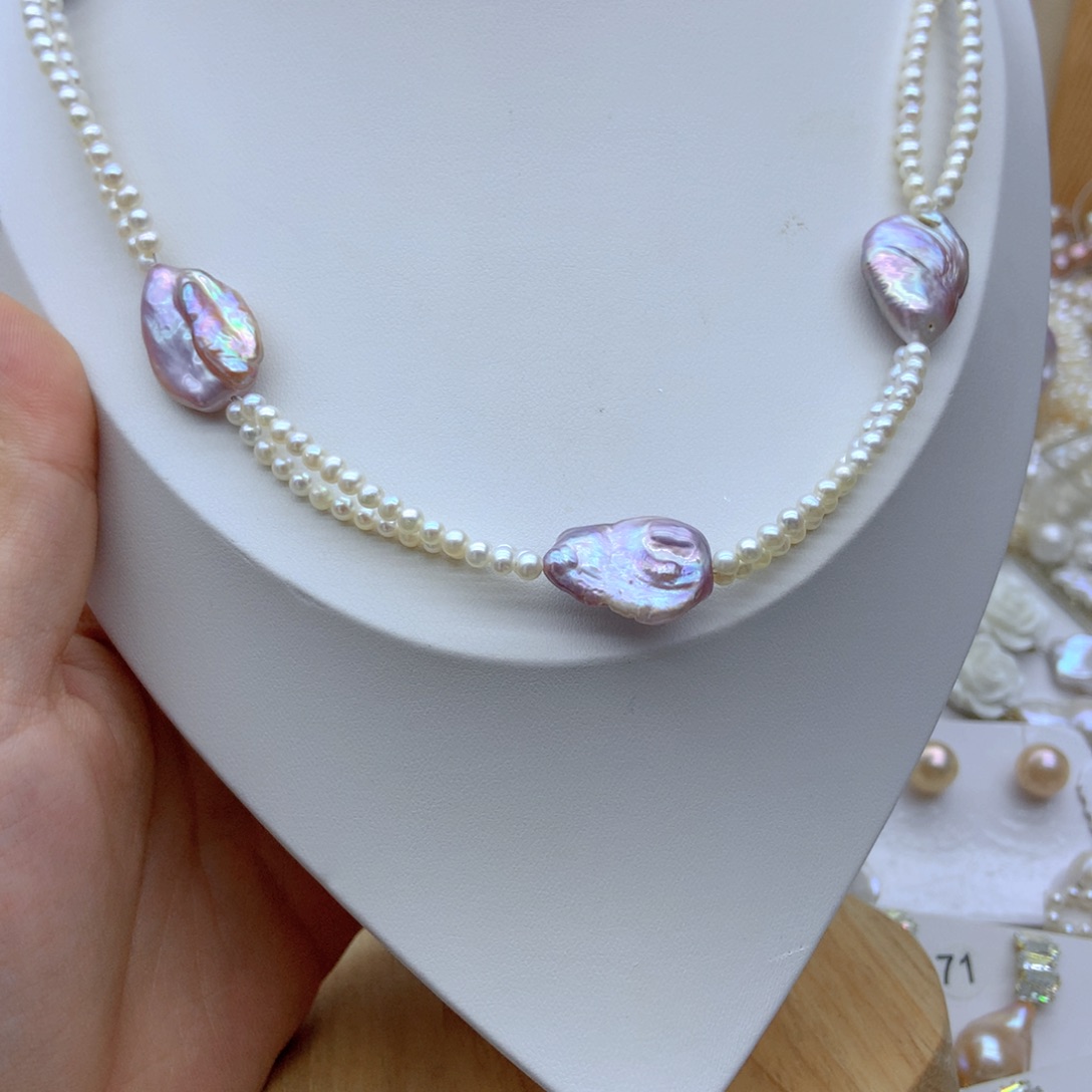 未镶嵌耳饰淡水珍珠