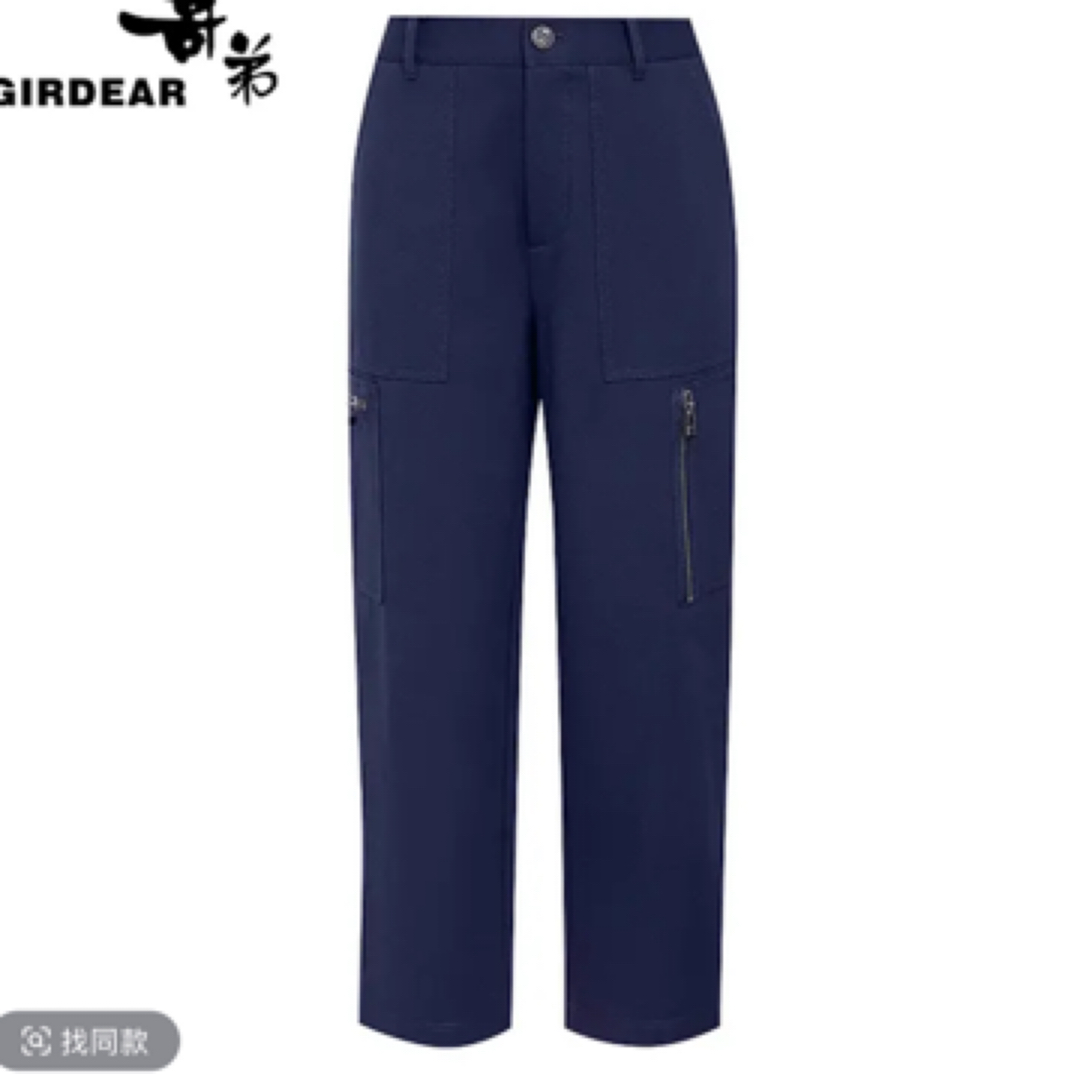 GIRDEAR/哥弟春夏新款未来暮色经典复古显瘦百搭小众工装裤110011