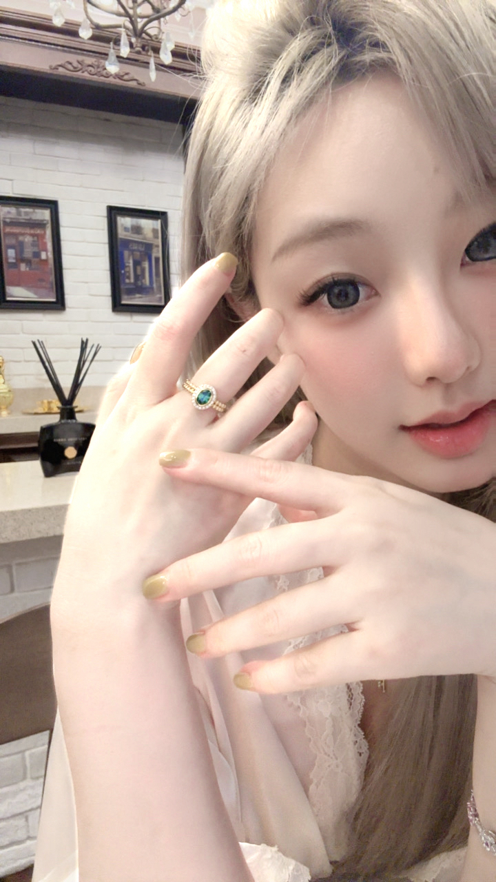 合金戒指 2439-【希望之石戒指】绿灵佑安锦绣前程