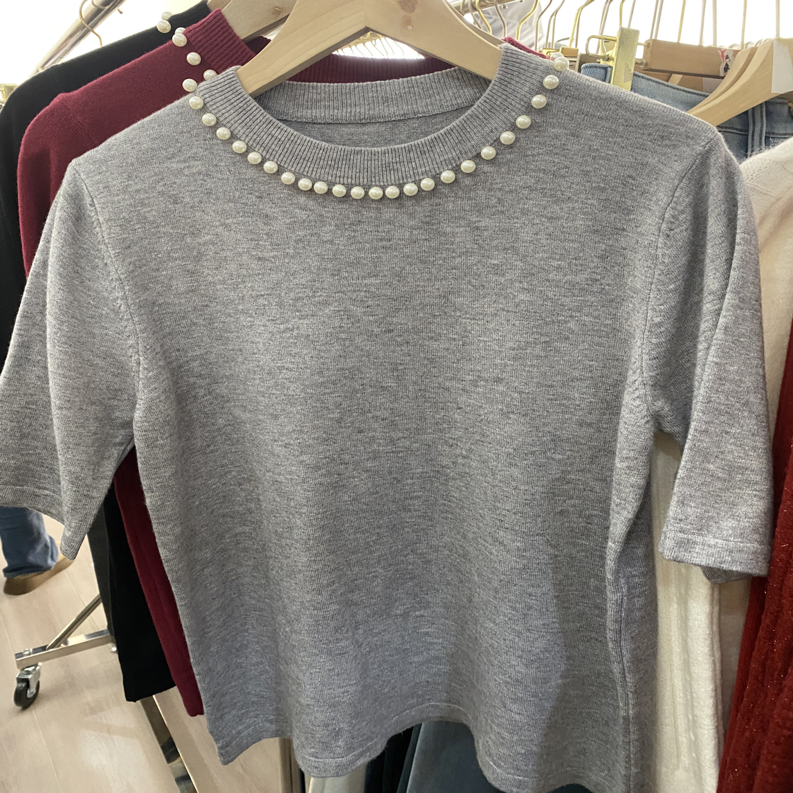 609-3单珠针织短袖