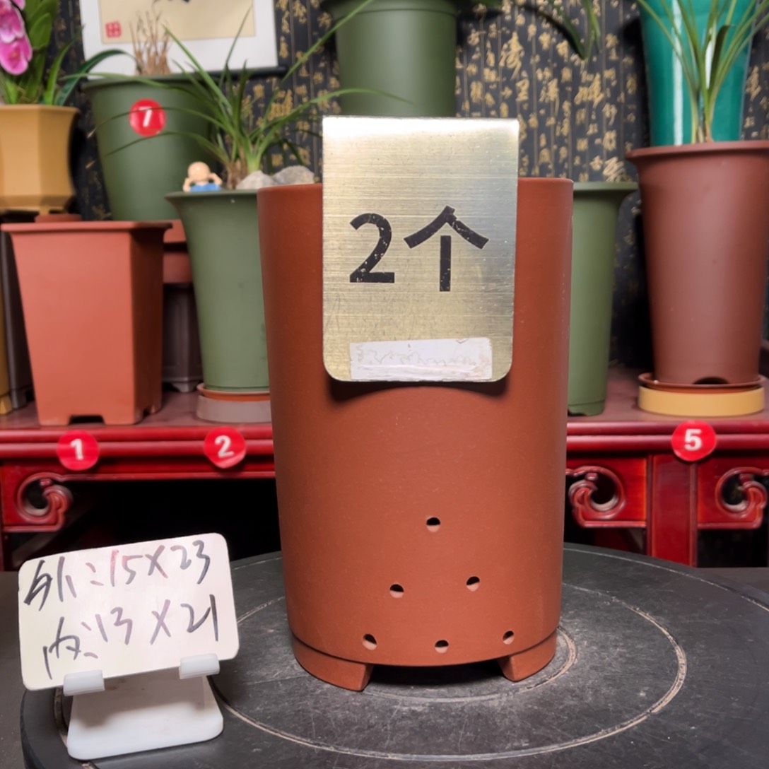 紫砂花盆紫砂花盆