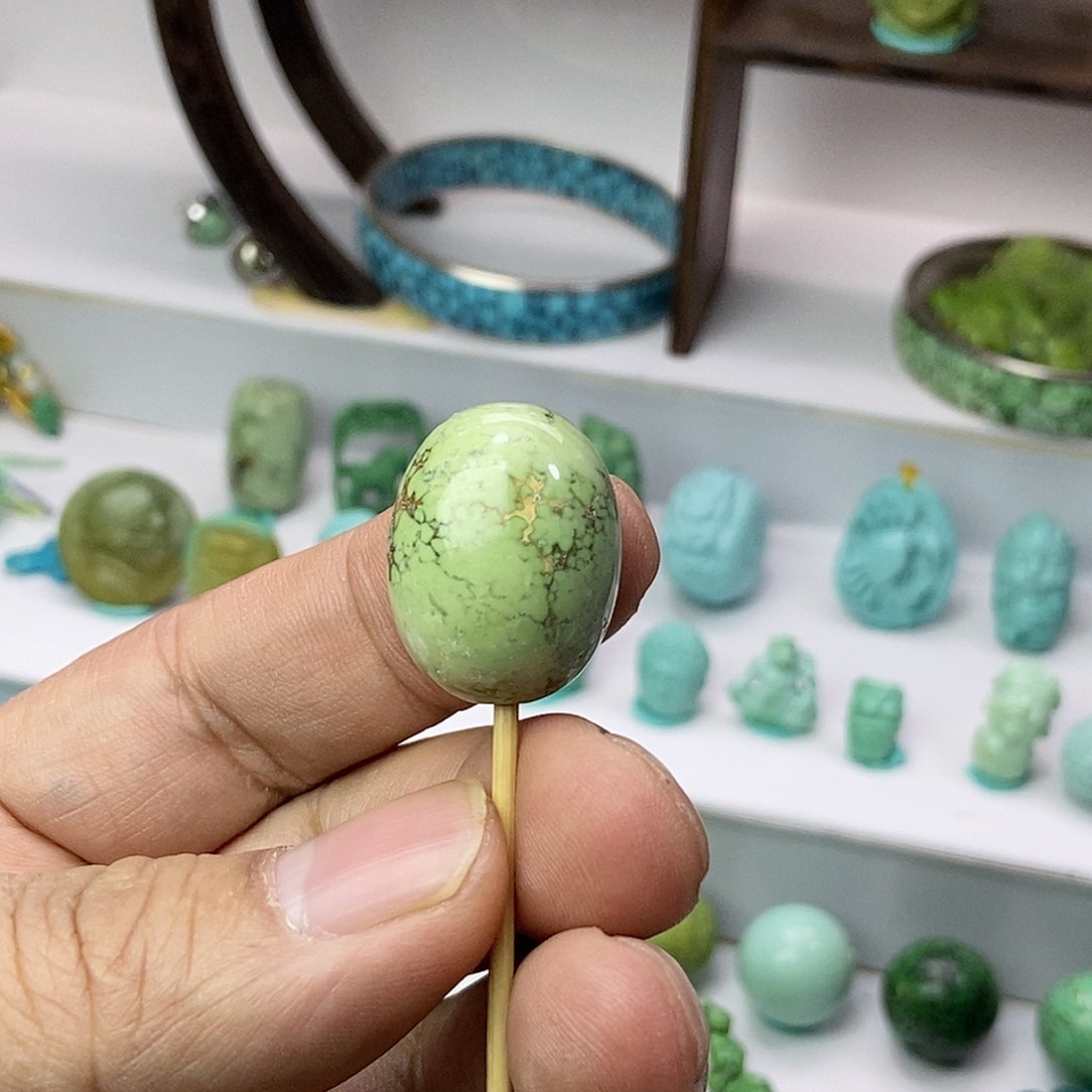 绿松石珠宝奇石未镶嵌