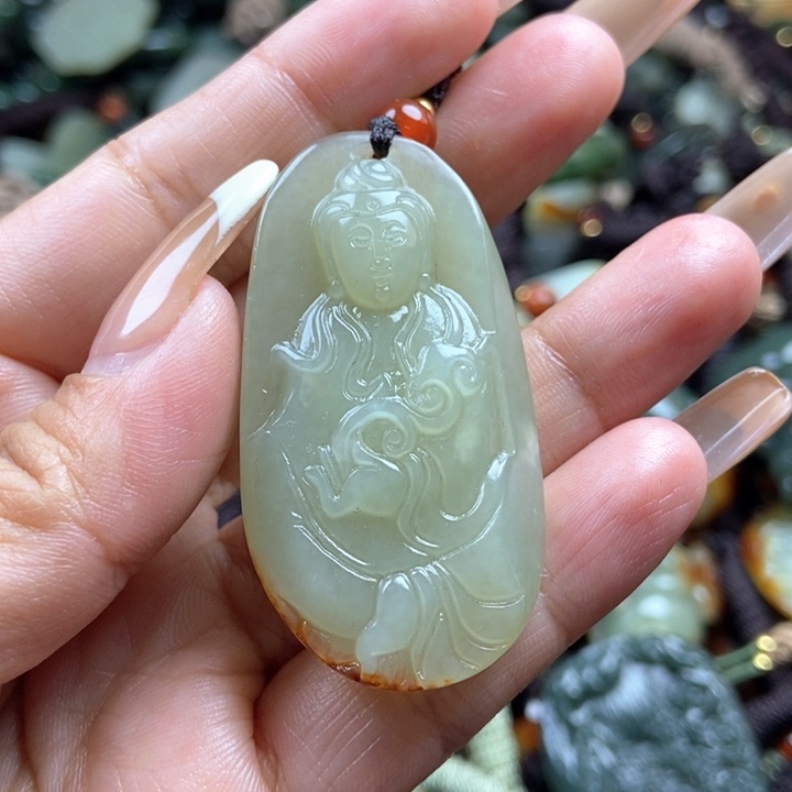 和田玉颈饰未镶嵌