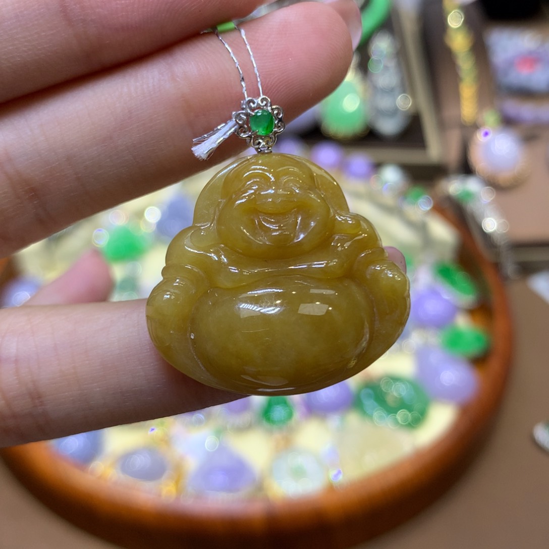 【闪购商品】翡翠18K金镶嵌颈饰翡翠