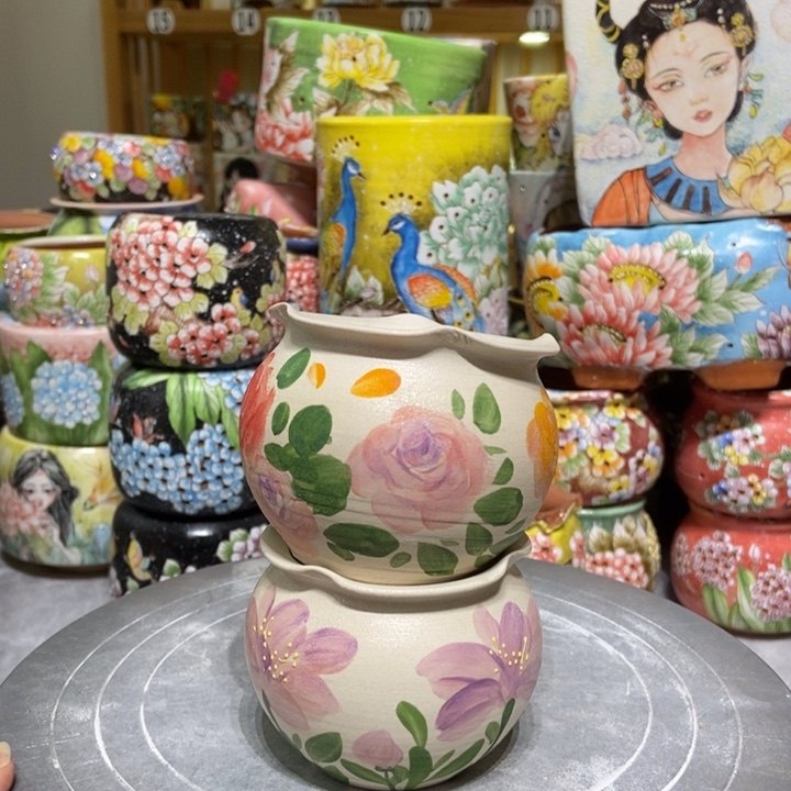 景德镇艺术手绘作品