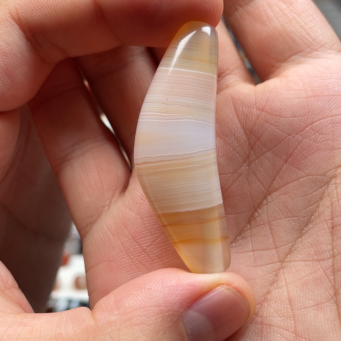 玛瑙/玉髓配饰未镶嵌山**秀